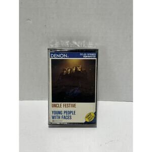 DENON Uncle Festive cassette tape Young People W Faces Japan CC25 Master Sealed!